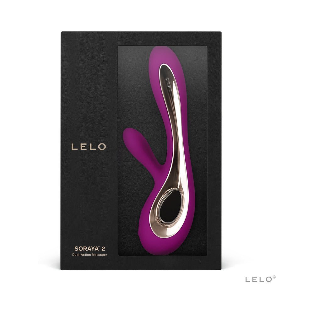 LELO SORAYA 2 Rechargeable Rabbit Vibrator Deep Rose - Image 3