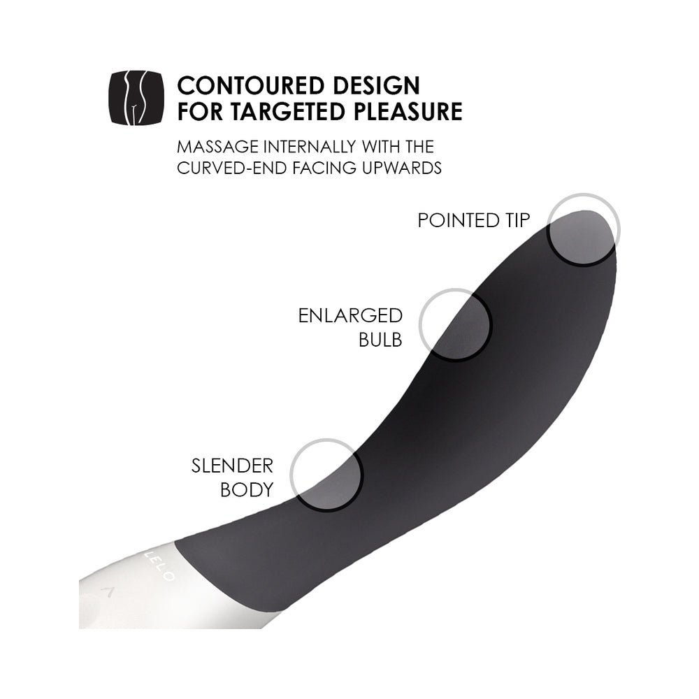LELO MONA WAVE Rechargeable G-Spot Vibrator Black - Image 3