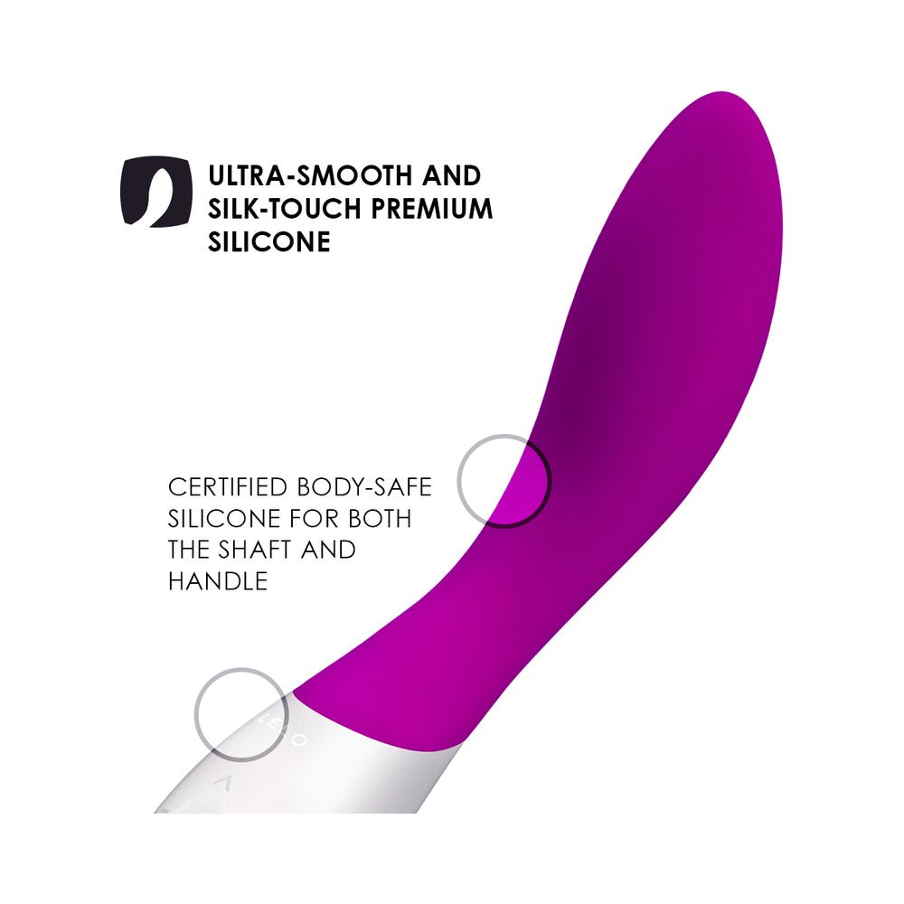 LELO MONA WAVE Rechargeable G-Spot Vibrator Deep Rose - Image 4