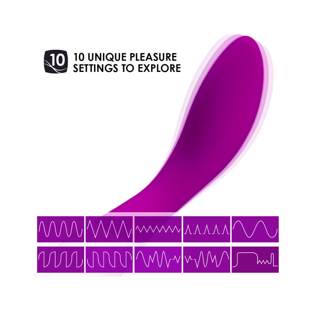 LELO MONA WAVE Rechargeable G-Spot Vibrator Deep Rose - Image 7