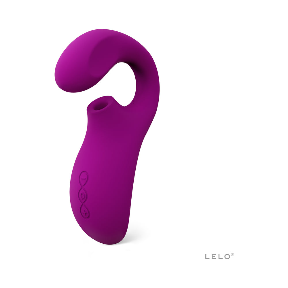 LELO ENIGMA Suction Dual Stimulator Deep Rose - Image 3