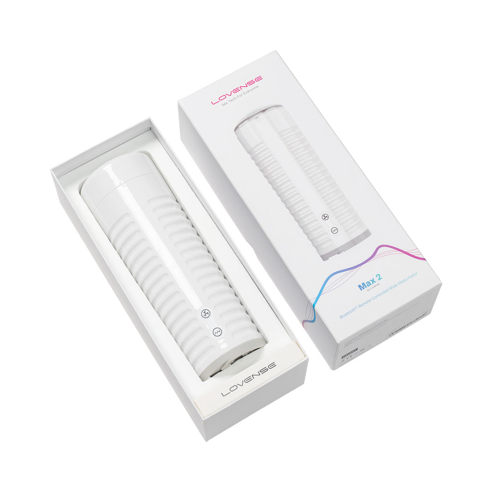 Lovense Max 2 Bluetooth App-Controlled Vibrating and Suction Masturbator (Neutral Sleeve) - Image 3