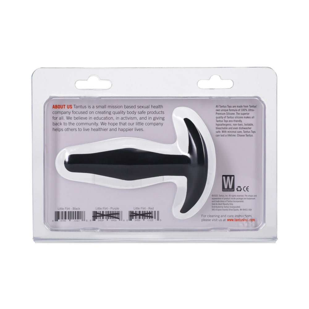 Tantus Little Flirt Anal Plug Onyx - Image 4