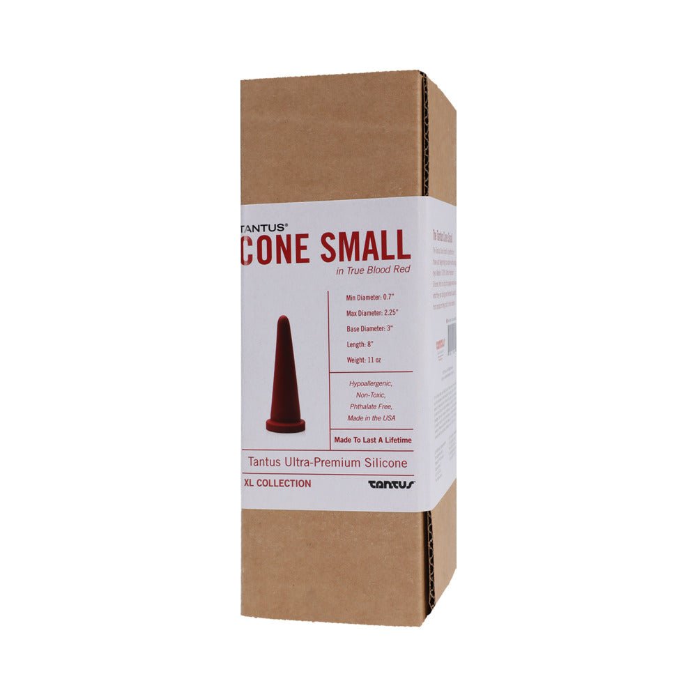 Tantus Cone Small Dildo Ruby (Box) - Image 3
