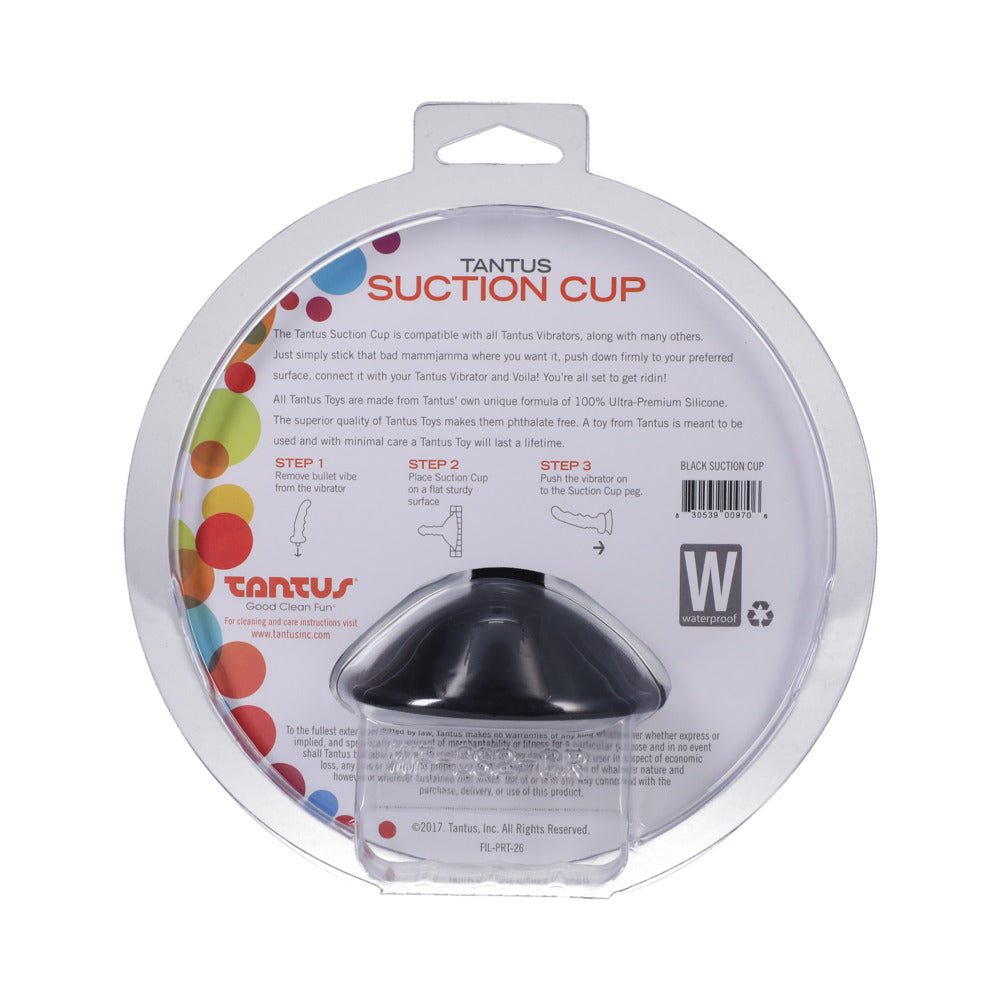 Tantus Suction Cup Attachment Onyx - Image 3