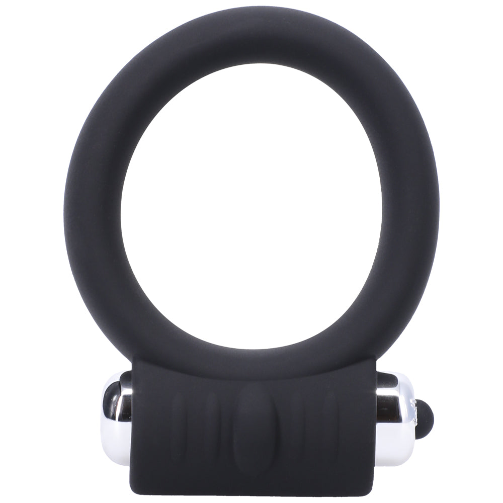 Tantus Vibrating C-Ring 2 in. Onyx (Bag) - Image 2