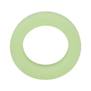 Rock Solid Sila-Flex Glow-in-the-Dark Big O C-Ring Green - Image 2