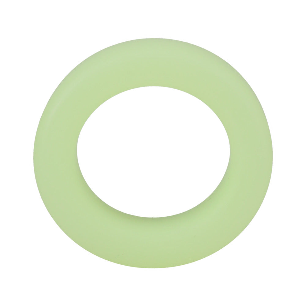 Rock Solid Sila-Flex Glow-in-the-Dark Big O C-Ring Green - Image 2