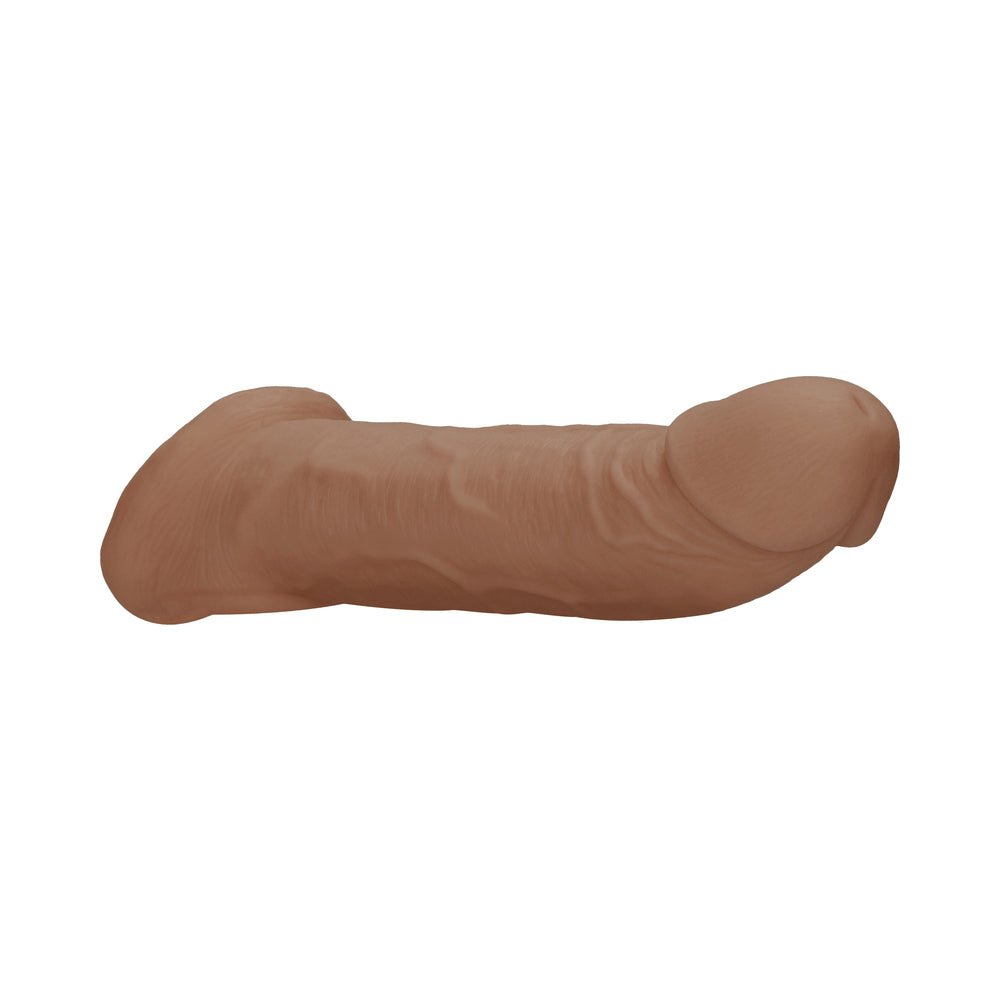 RealRock Realistic 9 in. Penis Sleeve Extender Sling Tan - Image 6