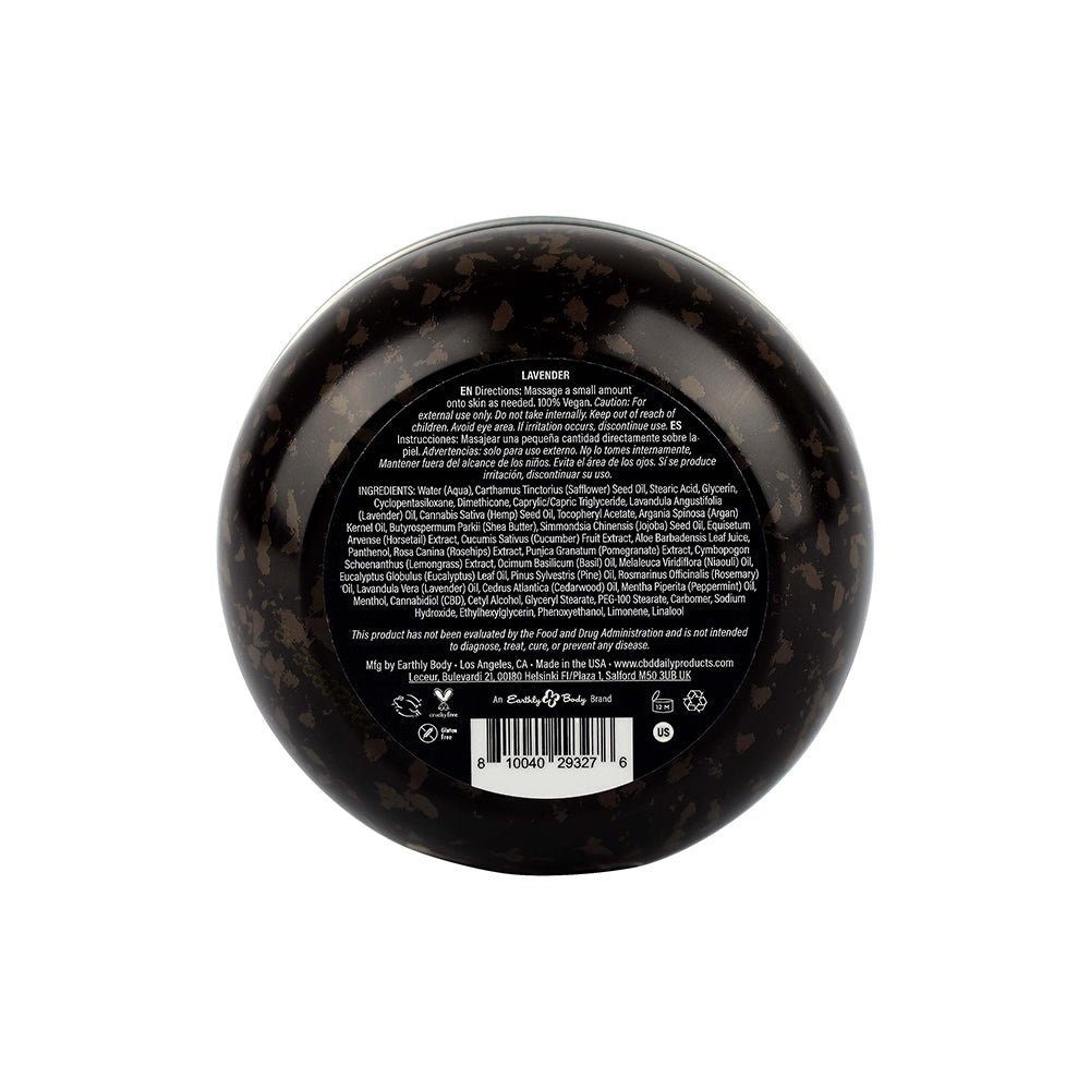 Earthly Body CBD Cream Lavender 5 oz. - Image 4