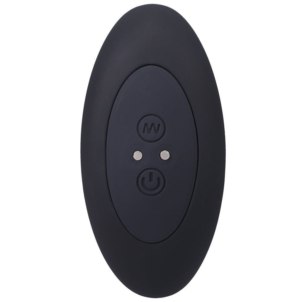 A-Play BEADED VIBE Rechargeable Silicone Anal Plug with Remote Black - Image 7