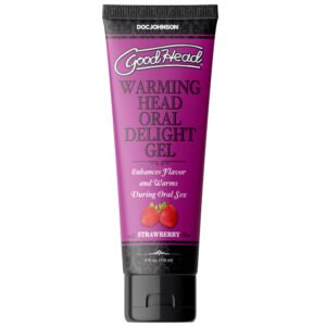 GoodHead Warming Head Oral Delight Gel Strawberry 4 oz. - Image 2