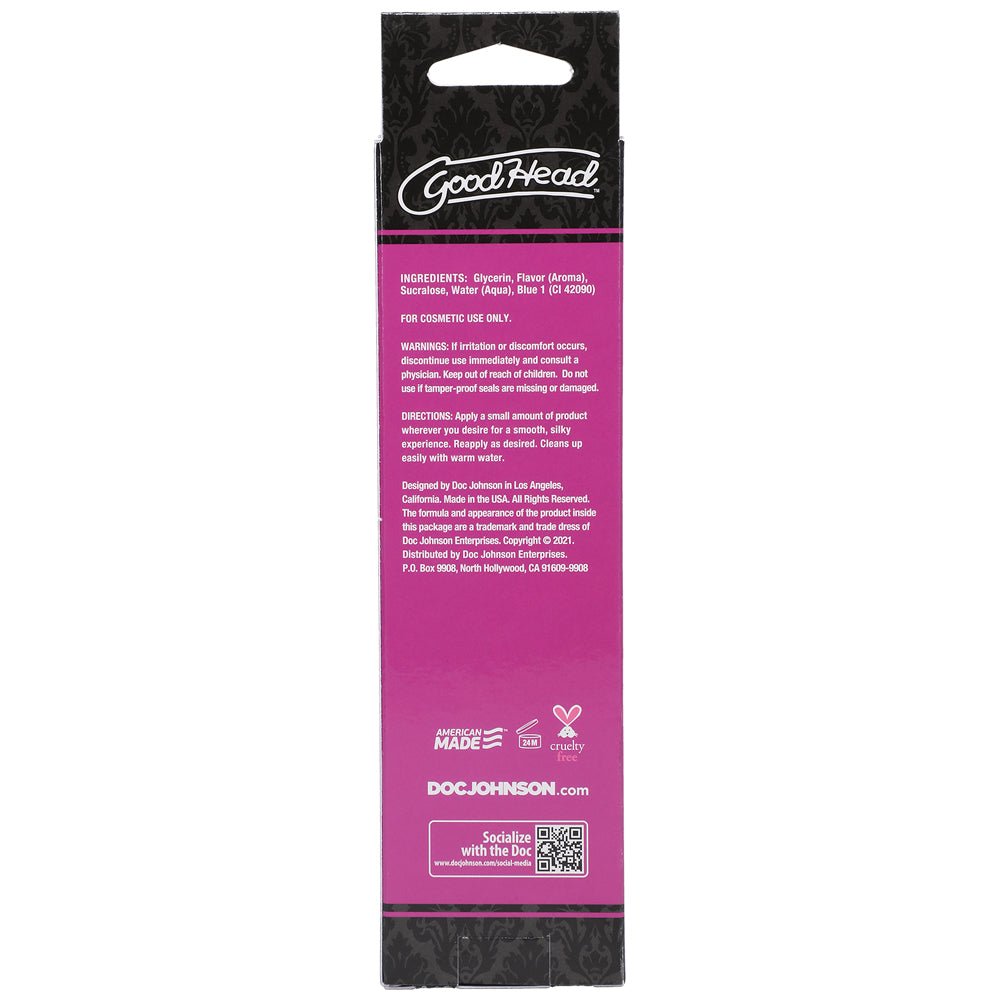 GoodHead Warming Head Oral Delight Gel Cotton Candy 4 oz. - Image 3