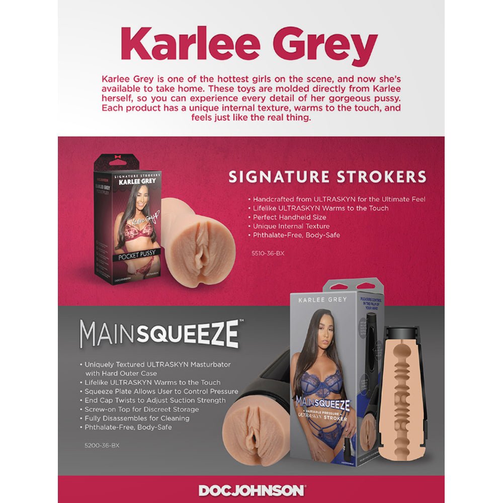Signature Strokers Karlee Grey ULTRASKYN Pocket Pussy - Image 8