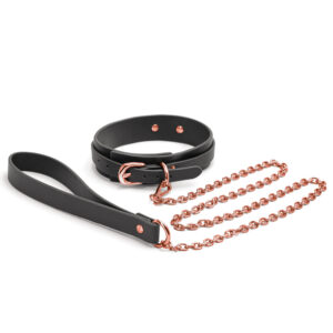 Alternative view of Bondage Couture Collar & Leash Black