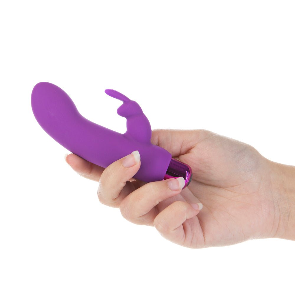Powerbullet Alice''s Bunny Rechargeable Bullet Vibrator with Silicone Rabbit Sleeve Purple - Image 5