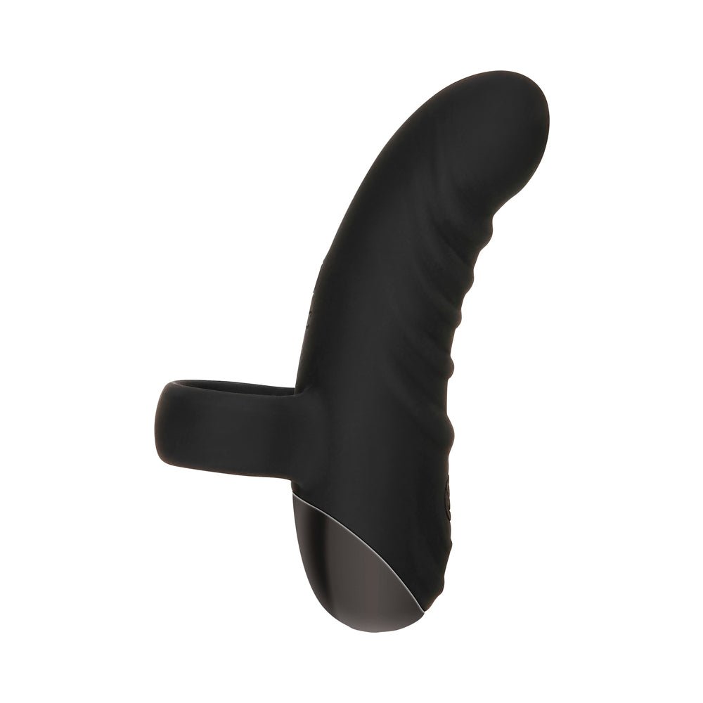 Evolved Hooked On You Rechargeable Silicone Finger Vibrator Black - Image 7