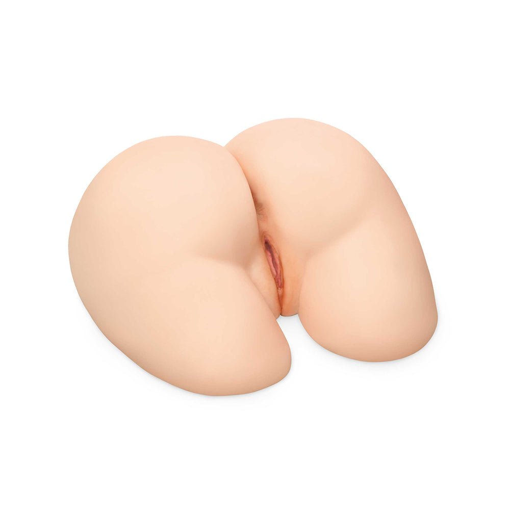 PDX Plus Perfect Ass XL Dual Entry Masturbator Beige - Image 3