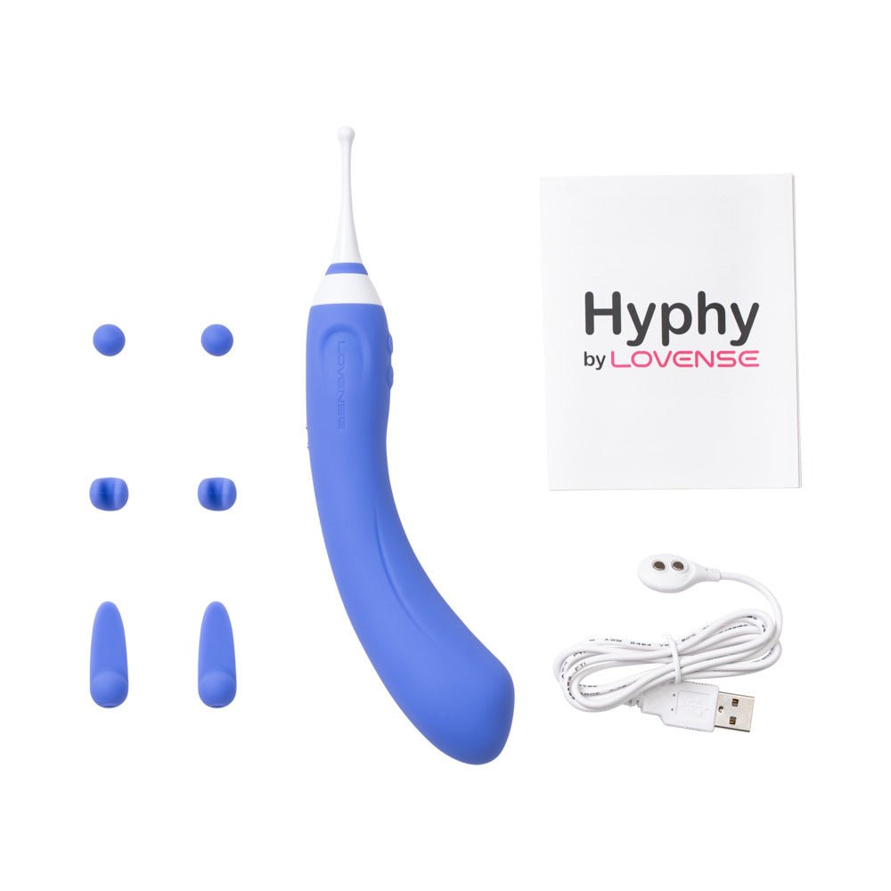 Lovense Hyphy Bluetooth Remote-Controlled Dual-End Vibrator Clitoral and G-Spot Stimulator - Image 6