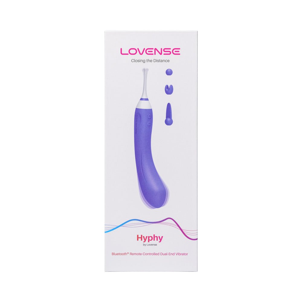 Lovense Hyphy Bluetooth Remote-Controlled Dual-End Vibrator Clitoral and G-Spot Stimulator - Image 7