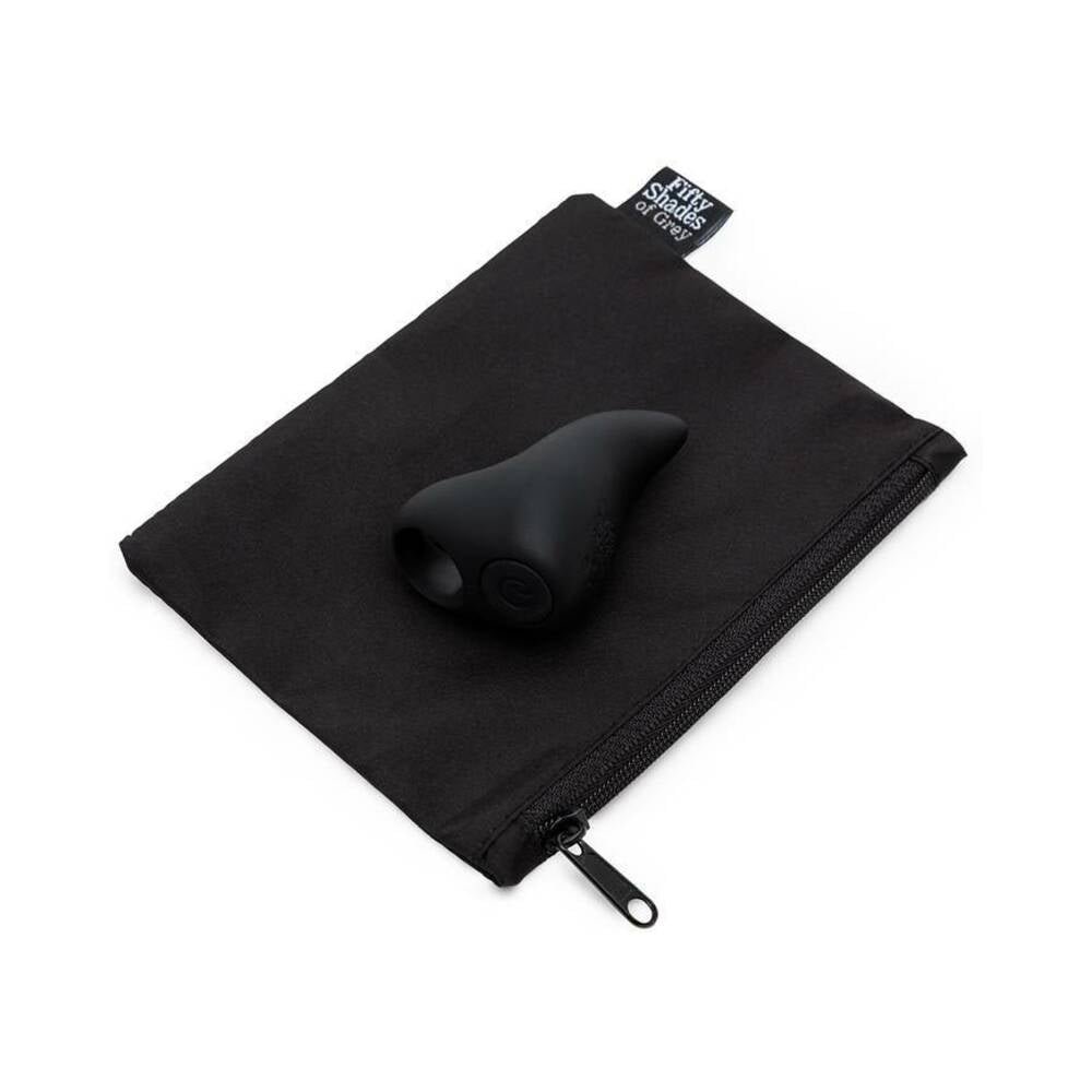 Fifty Shades of Grey Sensation Rechargeable Silicone Finger Vibrator Black - Image 3