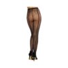 Dreamgirl Fishnet Pantyhose With Back Seam Black OS