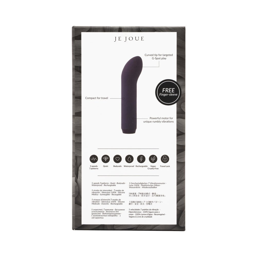Je Joue G-Spot Bullet Vibrator Rechargeable Silicone Purple - Image 10