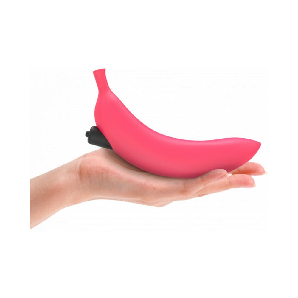 Love to Love Oh Oui Silicone Banana Vibrator Pink - Image 6