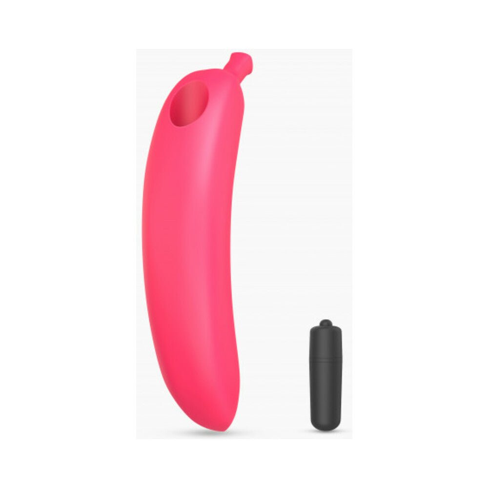 Love to Love Oh Oui Silicone Banana Vibrator Pink - Image 7
