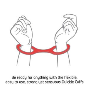 Alternative view of Quickie Cuffs Large Red