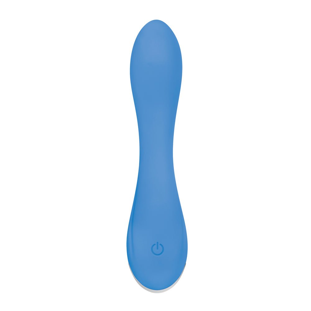 Evolved Blue Crush Rechargeable Silicone G-Spot Vibrator Blue - Image 5