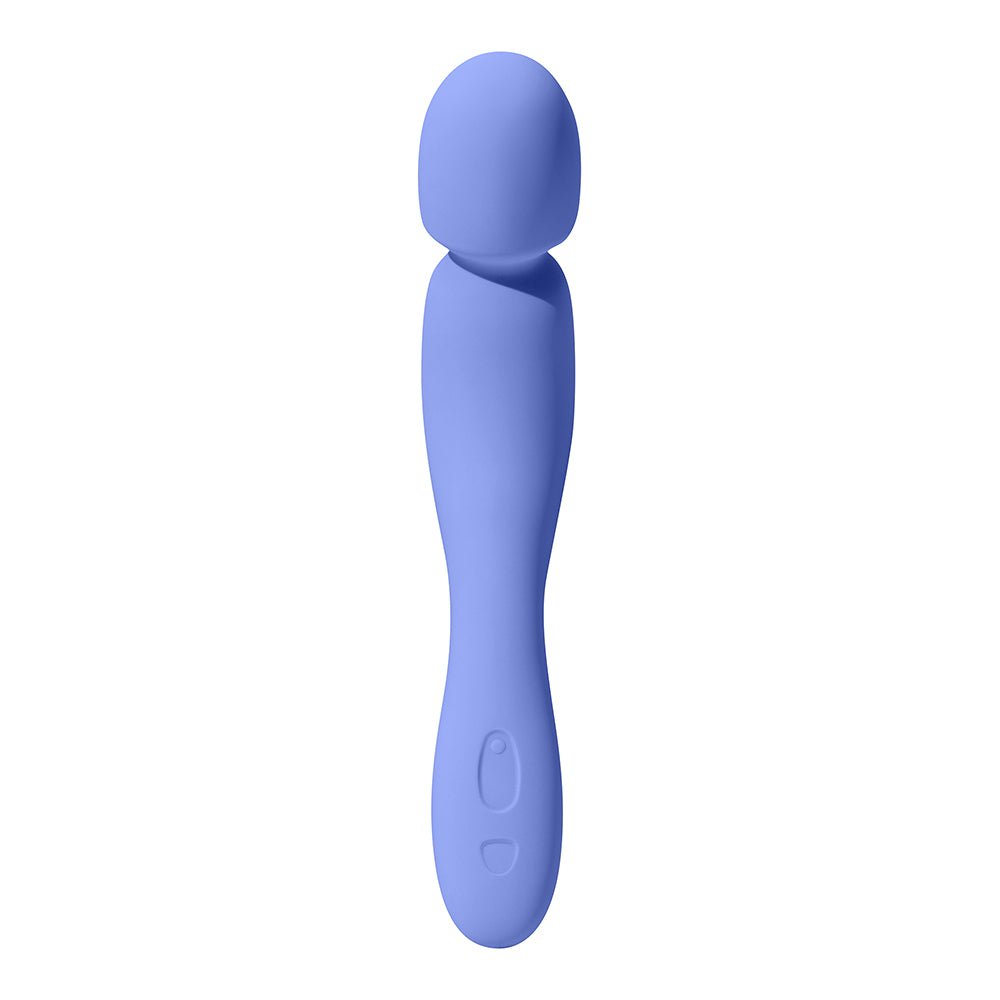 Dame Com Rechargeable Silicone Wand Vibrator Periwinkle - Image 3