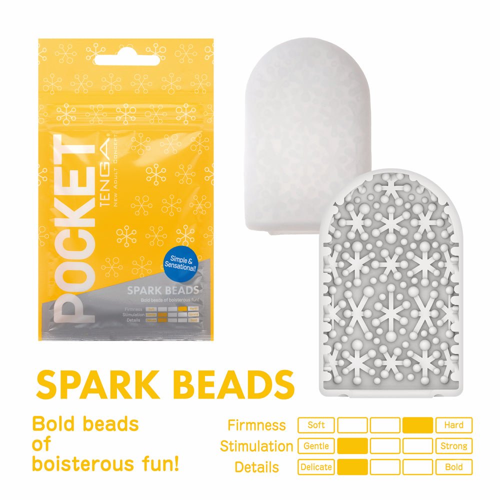 Tenga Pocket Masturbator Sleeve Spark Beads - Image 3