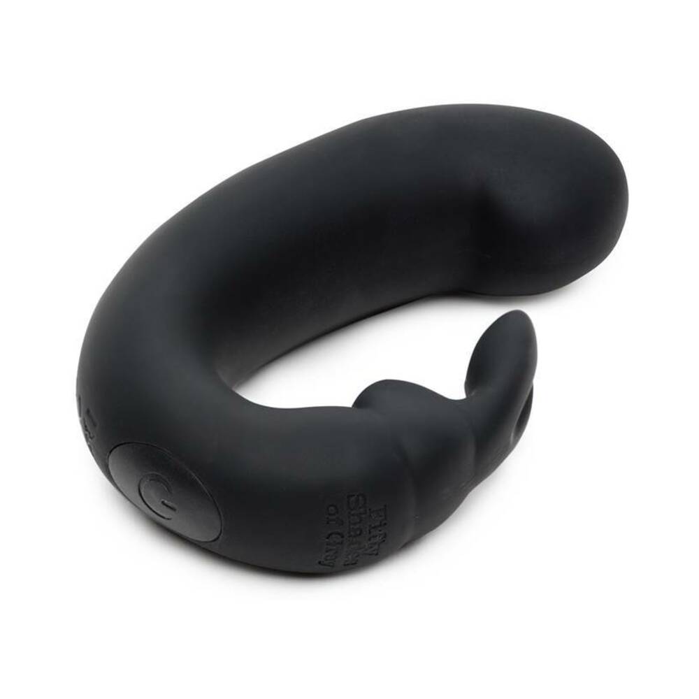 Fifty Shades of Grey Sensation Rechargeable Silicone G-Spot Rabbit Vibrator Black - Image 4