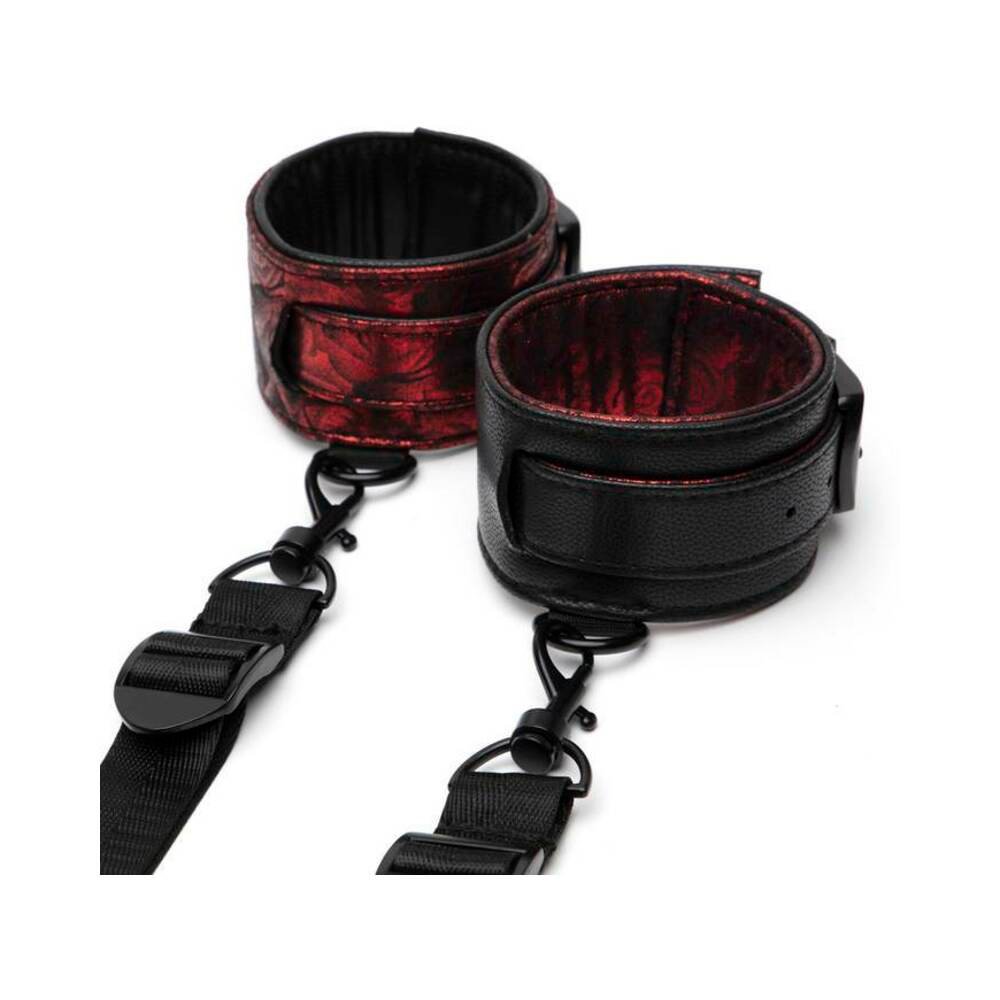 Fifty Shades of Grey Sweet Anticipation Reversible Under Mattress Restraint Set Red/Black - Image 3