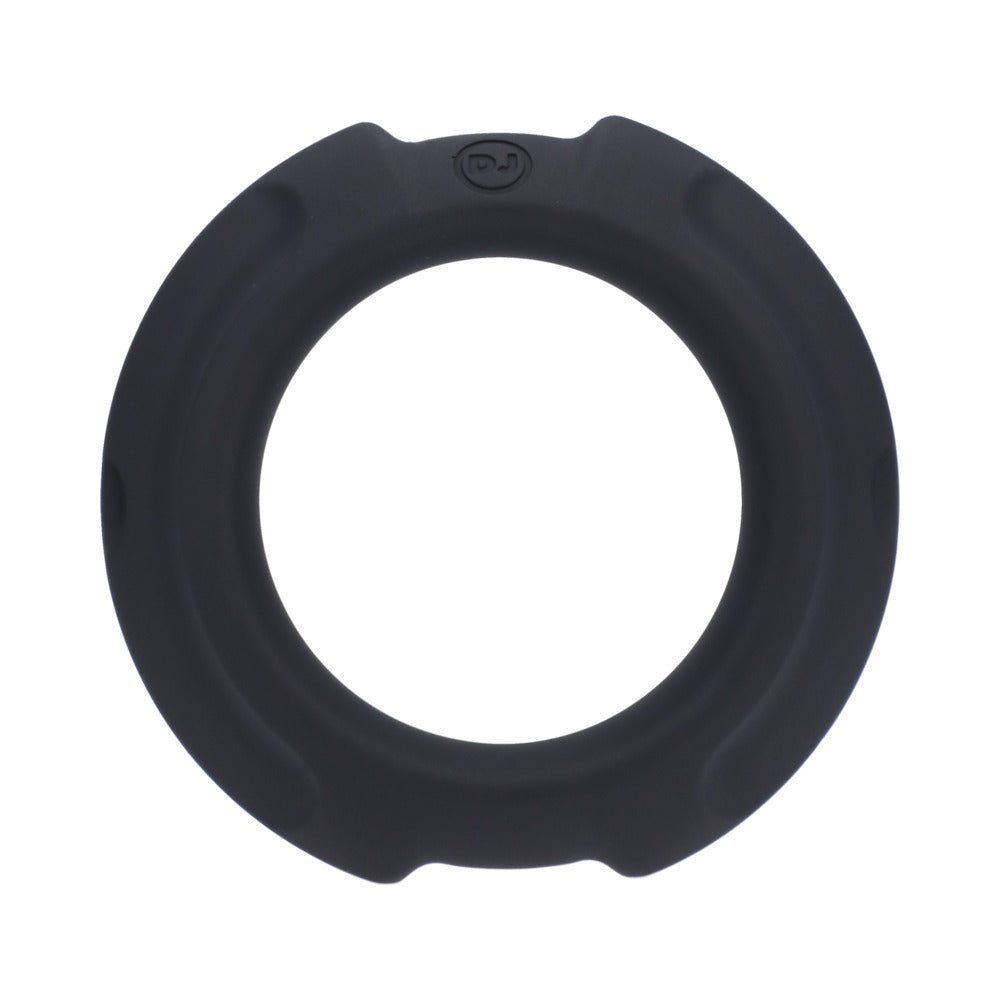 OptiMALE FlexiSteel Silicone, Metal Core Cock Ring 43 mm Black - Image 2