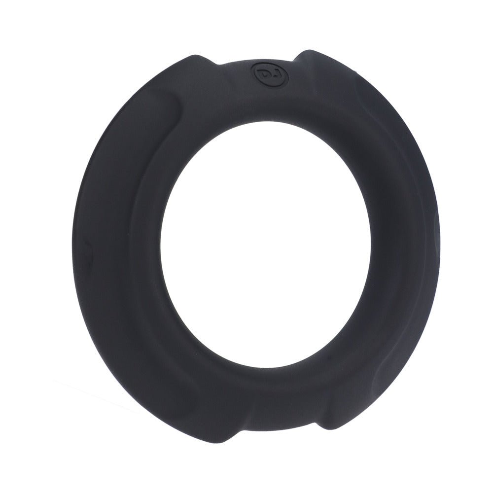 OptiMALE FlexiSteel Silicone, Metal Core Cock Ring 43 mm Black - Image 3