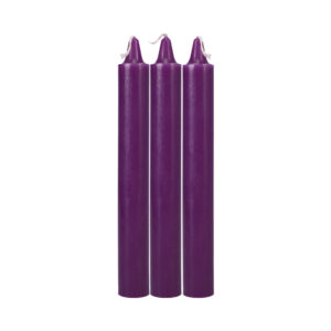 Alternative view of Japanese Drip Candles 3-Pack Purple