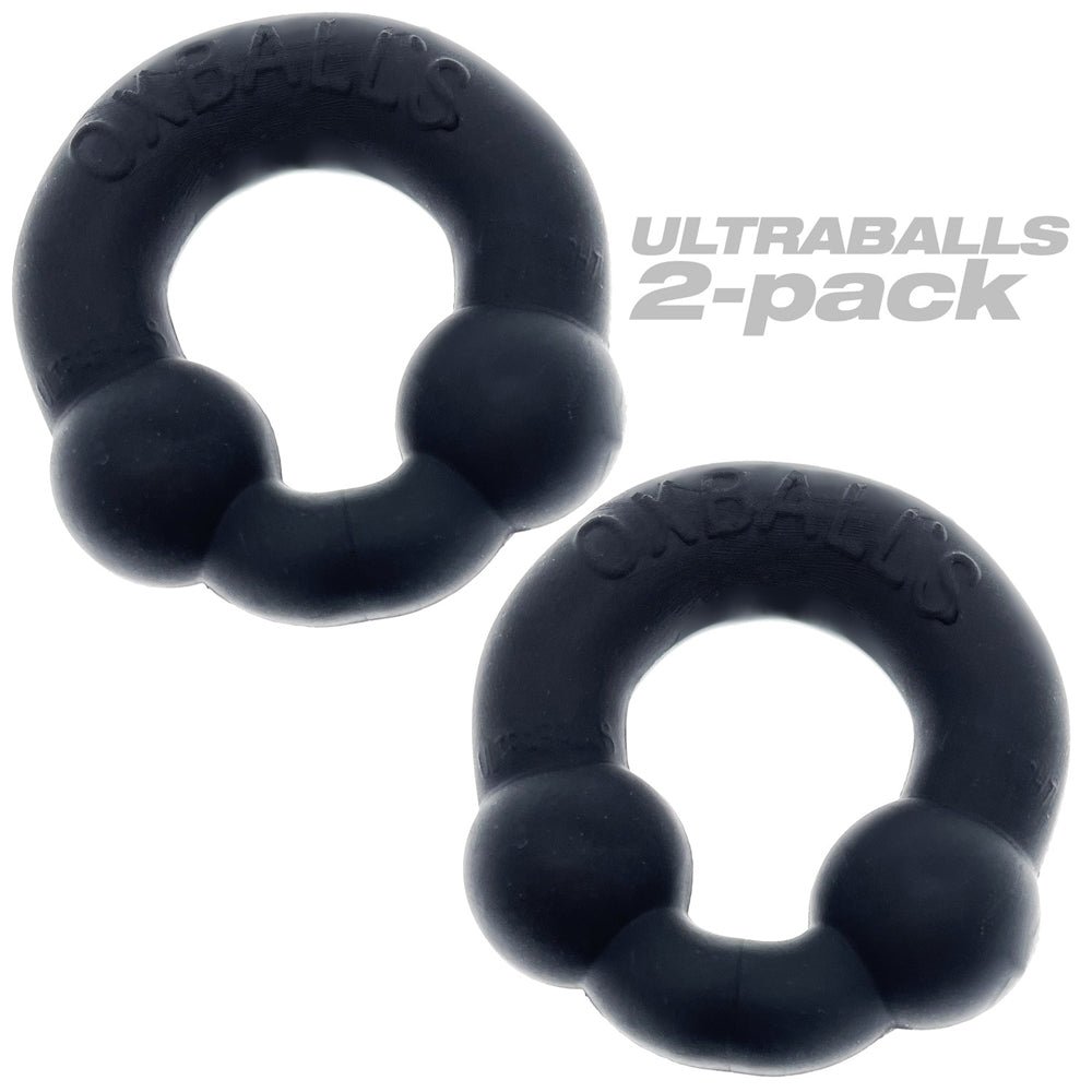 OxBalls Ultraballs 2-Pack Cockring Plus+Silicone Special Edition Night - Image 2