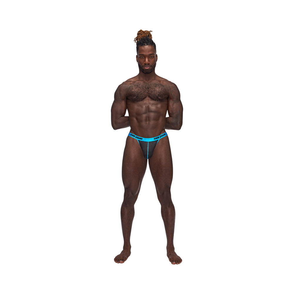Male Power Casanova Uplift Thong Black S/M - Image 2