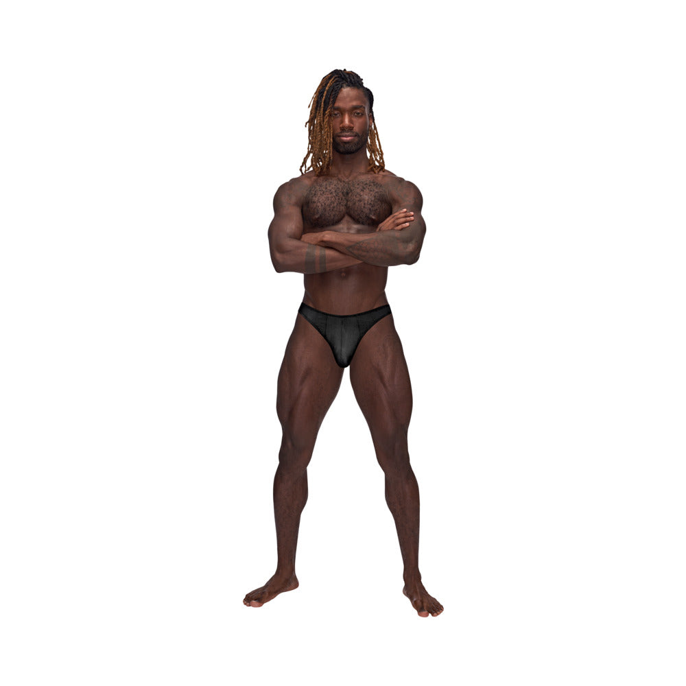 Male Power Barely There Moonshine Black S/M - Image 2