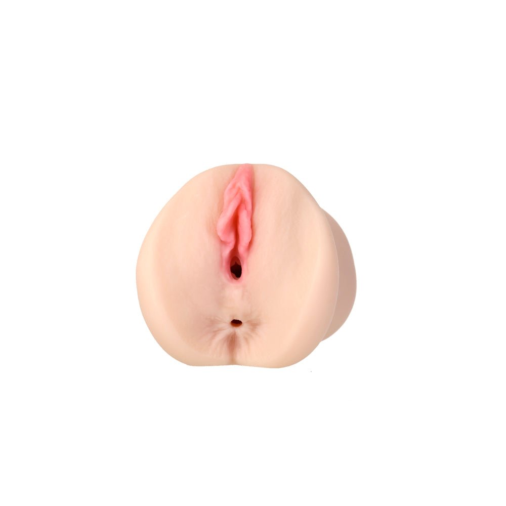 CutiePies Baker Becky Dual Entry Vagina & Ass Stroker Beige - Image 5