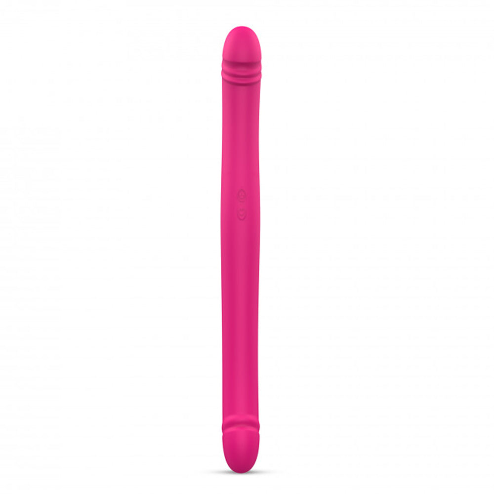 Dorcel Orgasmic Double Do Rechargeable Thrusting & Vibrating Double Dildo Pink - Image 9