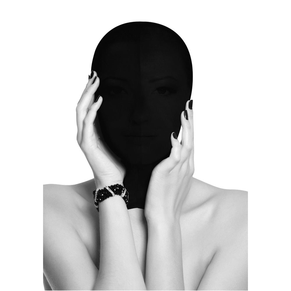 Ouch! Black & White Subjugation Mask Allows Just A Hint Of Light Black - Image 3