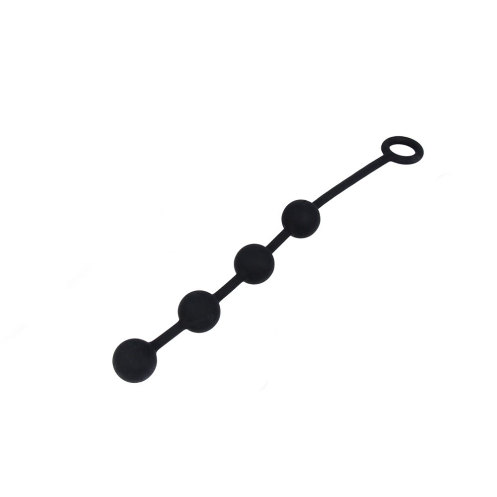 Nexus EXCITE Anal Beads Silicone Medium Black - Image 3