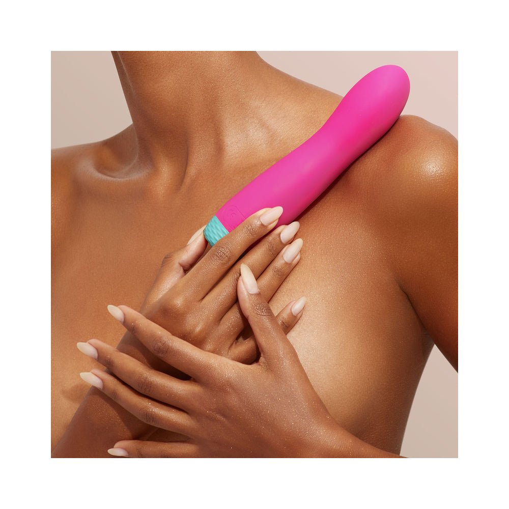 FemmeFunn Rora Rechargeable Silicone Rotating Bullet Vibrator Pink - Image 5