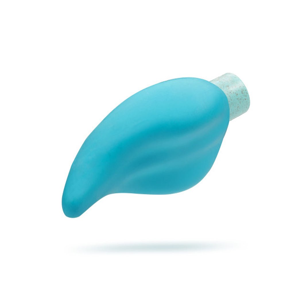 Blush Gaia Eco Caress Bullet Vibrator and Sleeve Aqua - Image 3
