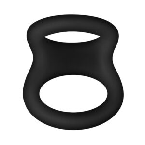 Alternative view of Forto F-22 Liquid Silicone Cock & Ball D-Ring Small Black