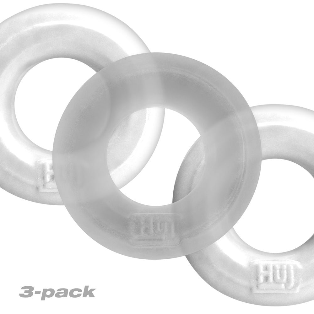 Hunkyjunk HUJ3 C-Ring 3-Pack White Ice - Image 2