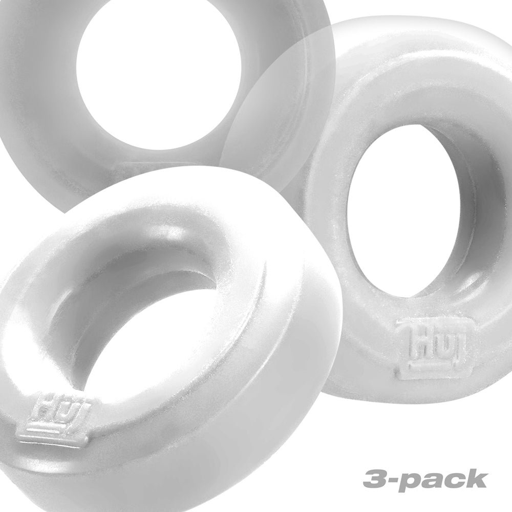 Hunkyjunk HUJ3 C-Ring 3-Pack White Ice - Image 3